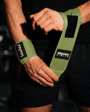 Wrist Wraps Fitness Model #kleur_groen